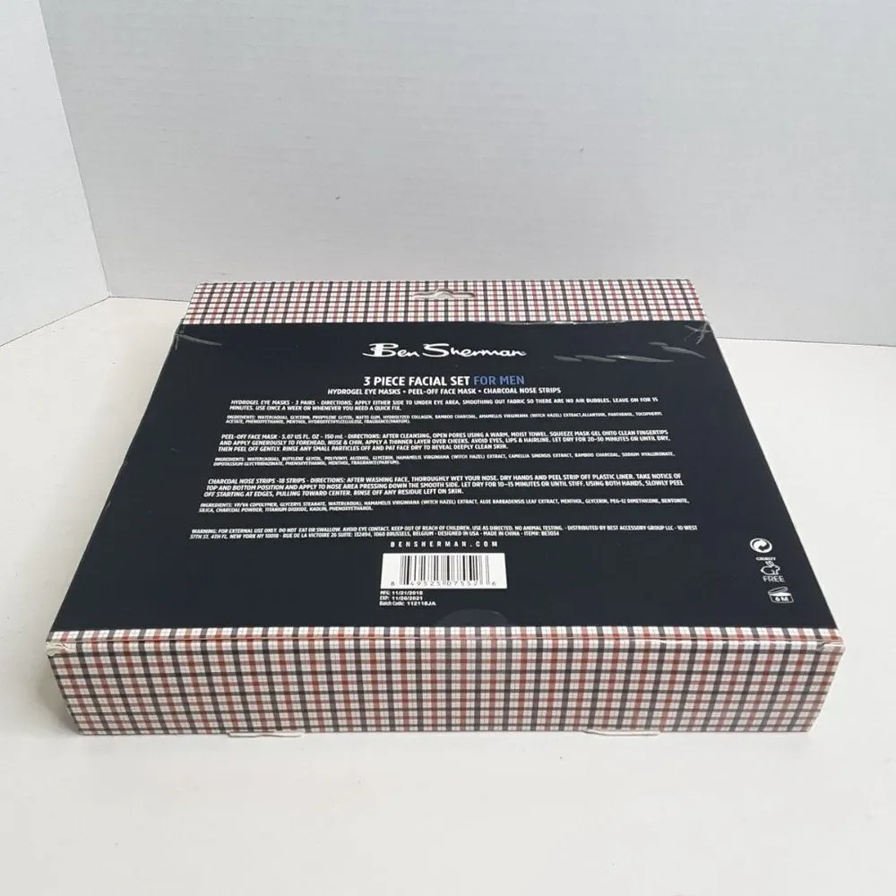 Ben Sherman Men Face, Eye, Nose Facial Kit